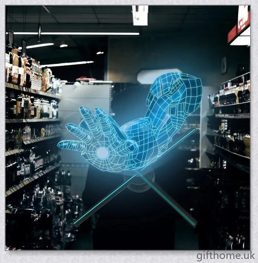 3D Holographic Projector with Wireless Connectivity, Displaying Captivating 640P Visuals