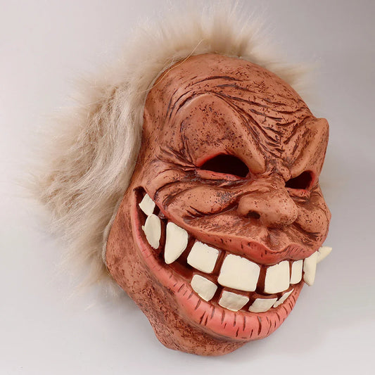Premium Amusing Buckteeth Old Man Costume Mask - Realistic, exaggerated features for maximum hilarity