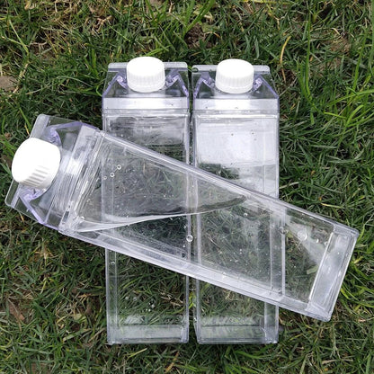 Premium transparent water bottle made with eco-friendly materials, featuring a crystal-clear design and durable construction for everyday hydration