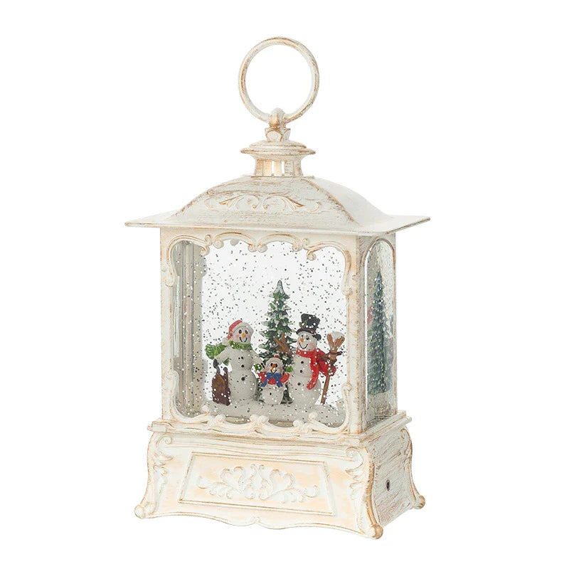 Exquisite crystal ball music box decoration that plays Christmas carols, made with high-quality materials for long-lasting use
