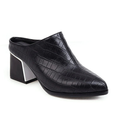Premium large-size Baotou stone pattern shoes with a stylish design and comfortable features