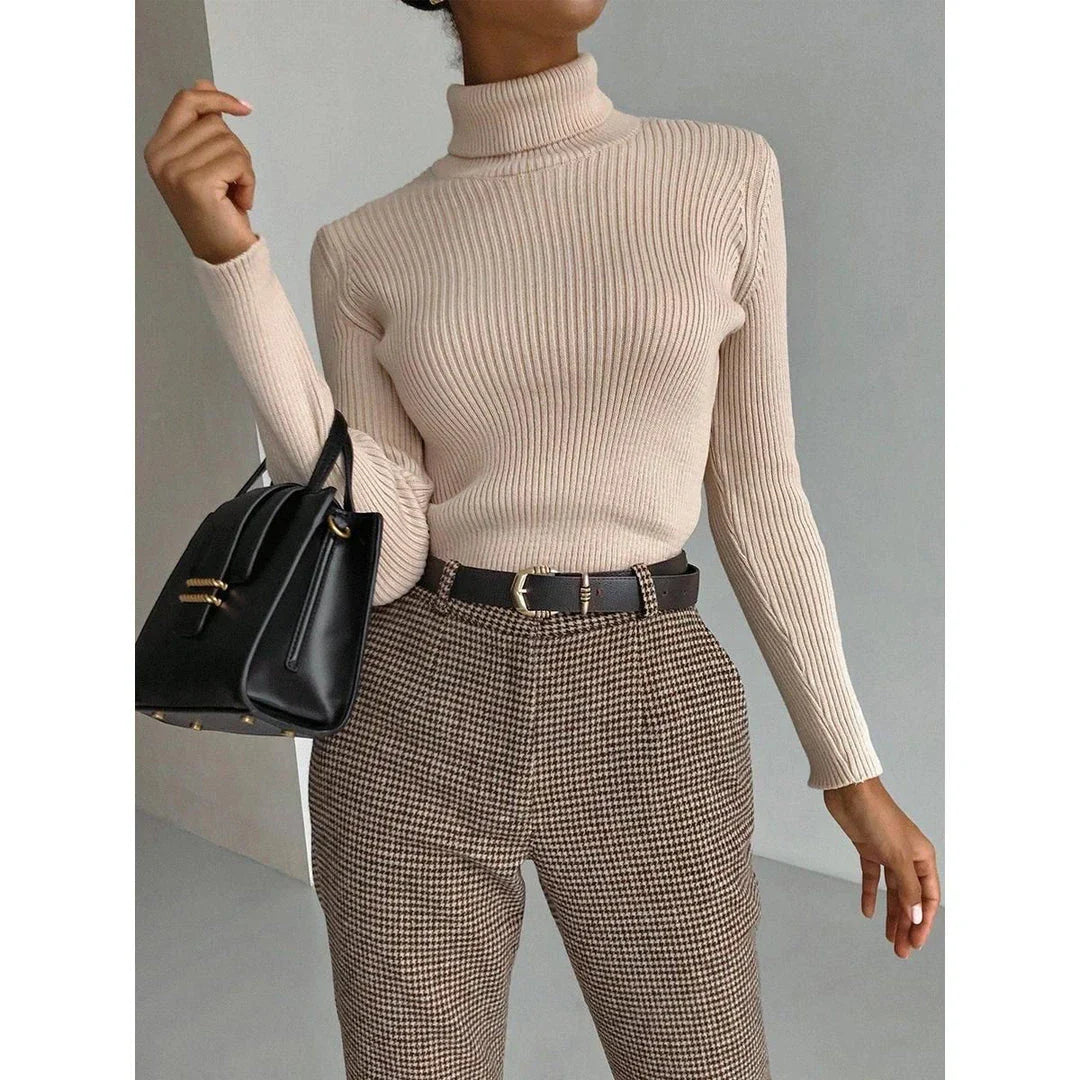 Cosy Autumn & Winter Turtleneck Jumper for Ladies in various colours