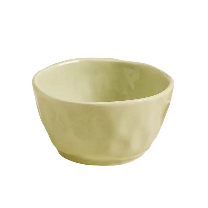 Cream Style 4.7-inch Ceramic Bowl, featuring a minimalist design and suitable for serving rice, soups, and small salads