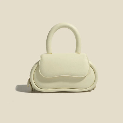 Premium genuine leather macaron-inspired handbag in a range of fashionable colours
