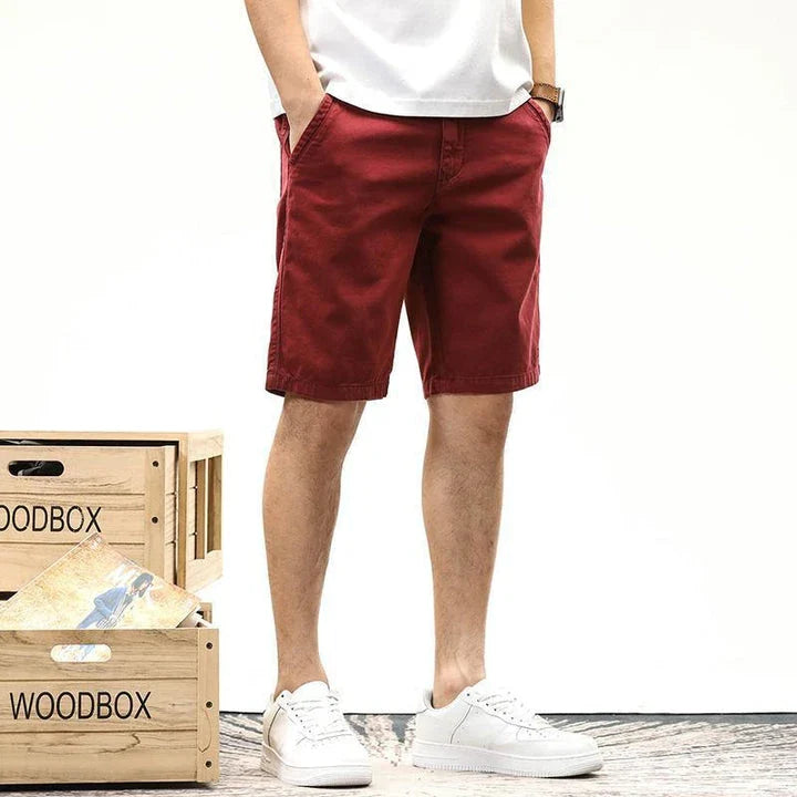 Premium casual trousers for British gentlemen, crafted with mink fabric and medium elastic waistband for comfort and style