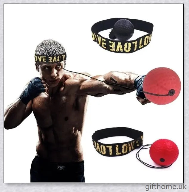 A premium boxing reflex speed ball with an unpredictable rebounding motion for a dynamic, full-body cardio workout