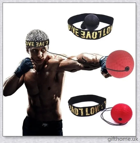A premium boxing reflex speed ball with an unpredictable rebounding motion for a dynamic, full-body cardio workout