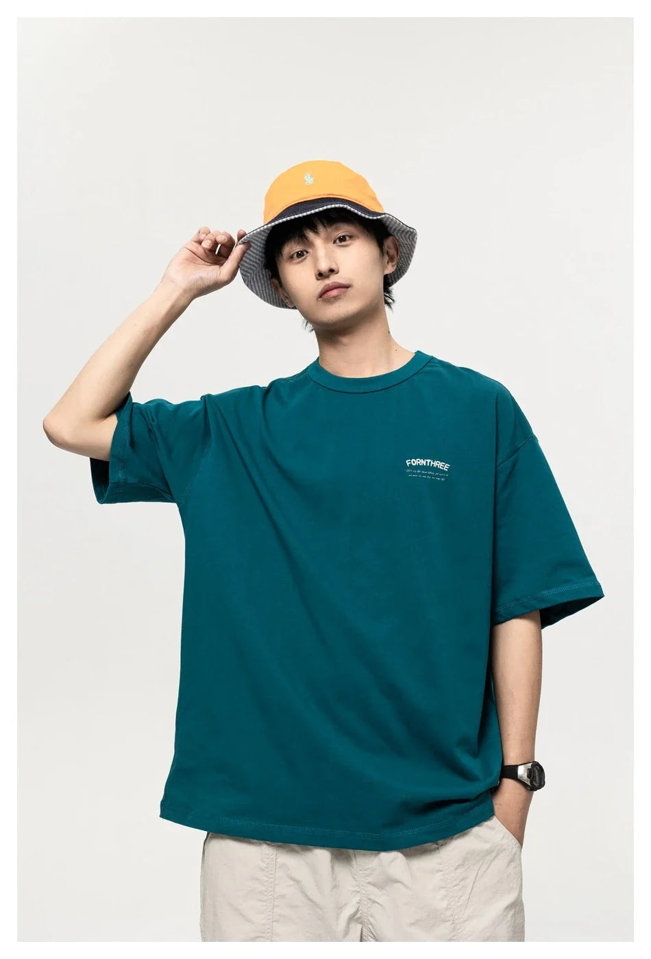 Retro university-inspired loose fit t-shirt in a range of classic colours, made with premium pure cotton fabric for exceptional comfort and style.