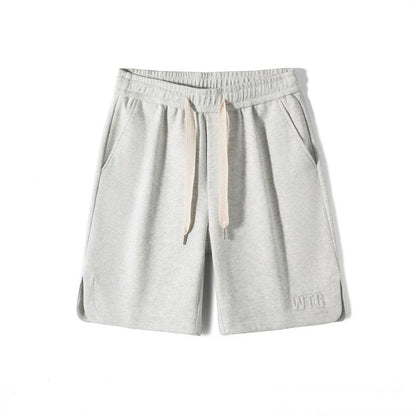 Premium British-made knitted sports shorts in a variety of classic colours, featuring an elastic waistband and loose, comfortable fit.