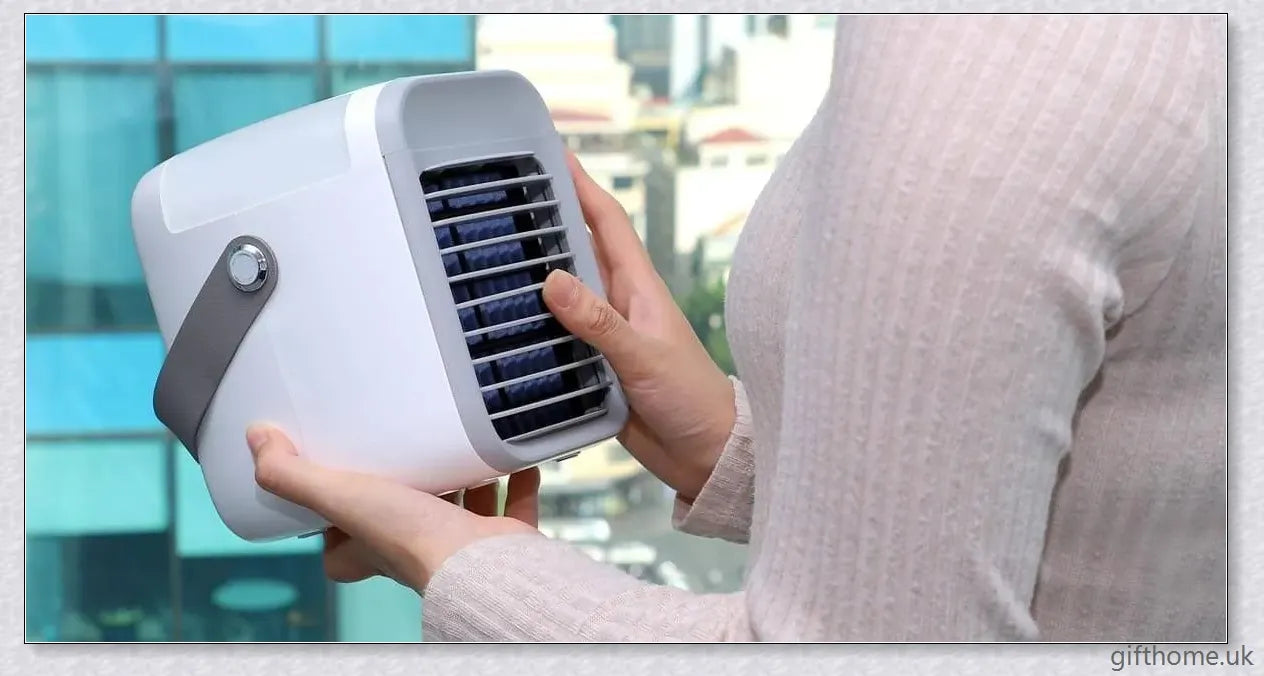 Blaux Portable AC - Compact, Cordless Air Cooler and Purifier for UK Homes and Offices
