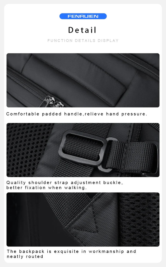 Versatile Backpack made of premium Oxford textile with multiple pockets for organised storage
