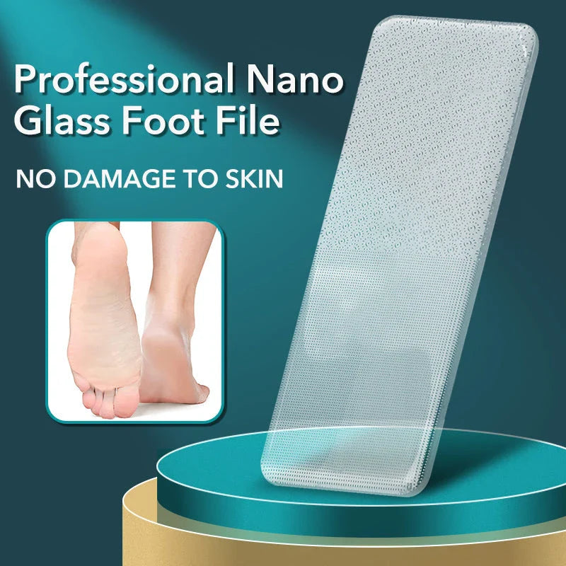 Premium Nano-Glass Foot File for Removing Dead Skin and Calluses, Leaving Feet Smooth and Rejuvenated