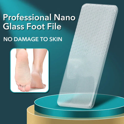 Premium Nano-Glass Foot File for Removing Dead Skin and Calluses, Leaving Feet Smooth and Rejuvenated