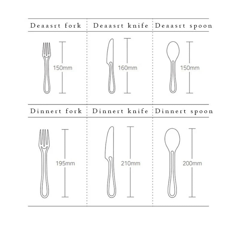 Sophisticated 304 stainless steel cutlery set with sleek black finish for elegant dining in the UK
