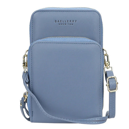 Stylish crossbody bag for women with multiple interior pockets and a dedicated mobile phone compartment