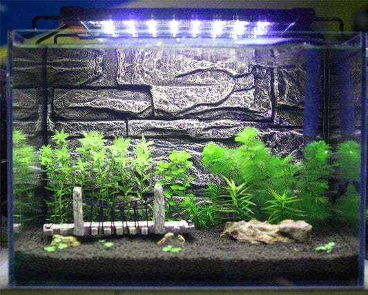Premium LED aquarium lighting fixture with sleek black design and advanced features for enhancing the beauty of your underwater ecosystem
