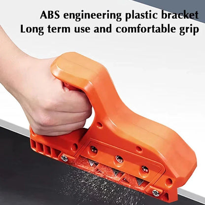 Professional drywall hand plane with adjustable 45/60-degree blade for precision chamfering and woodworking tasks