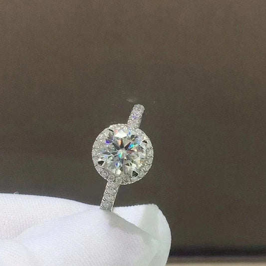 Elegant diamond ring with a contemporary geometric design and adjustable fit, perfect for the modern woman