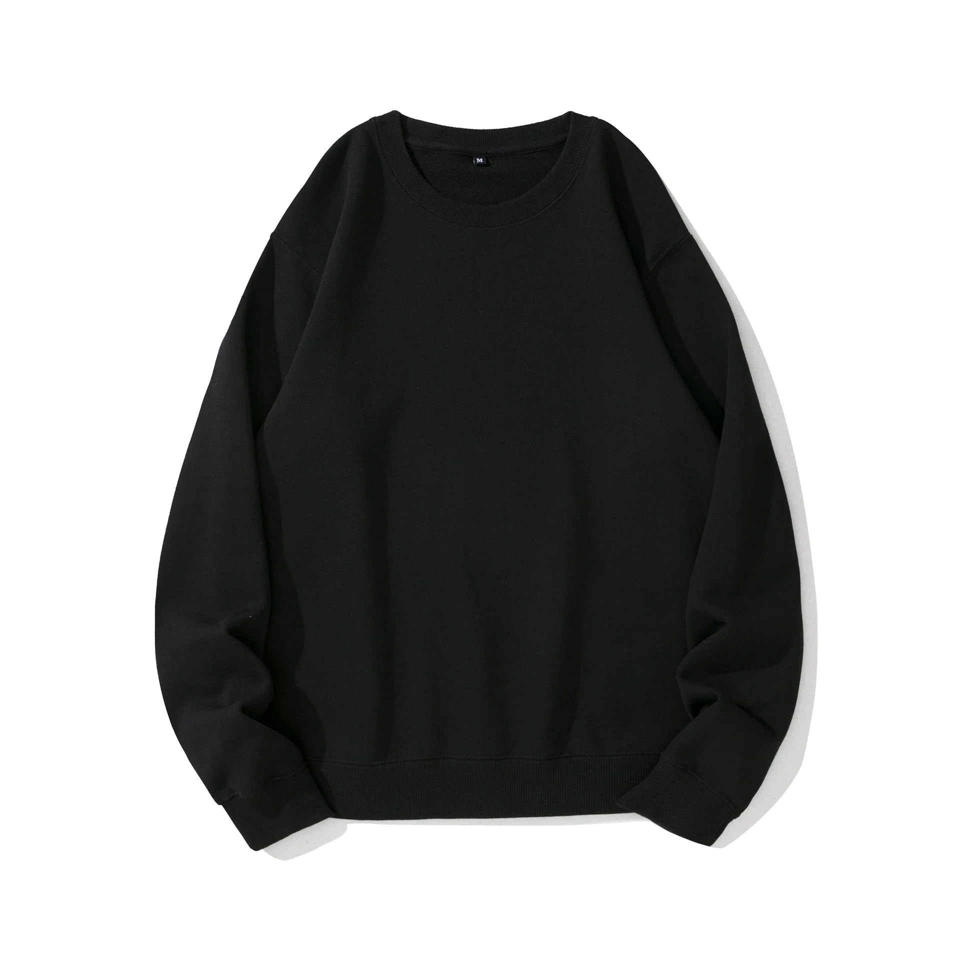 Premium heavyweight knitted jumper in a range of solid colours, made with soft cotton terry fabric for cosy comfort.