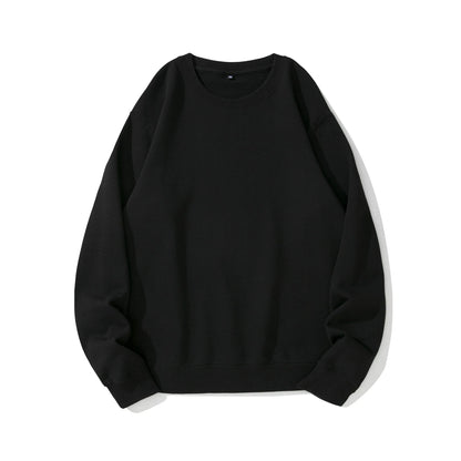 Premium heavyweight knitted jumper in a range of solid colours, made with soft cotton terry fabric for cosy comfort.