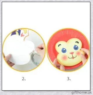 Colourful animal paper plate craft kit with various 3D paper plate animals