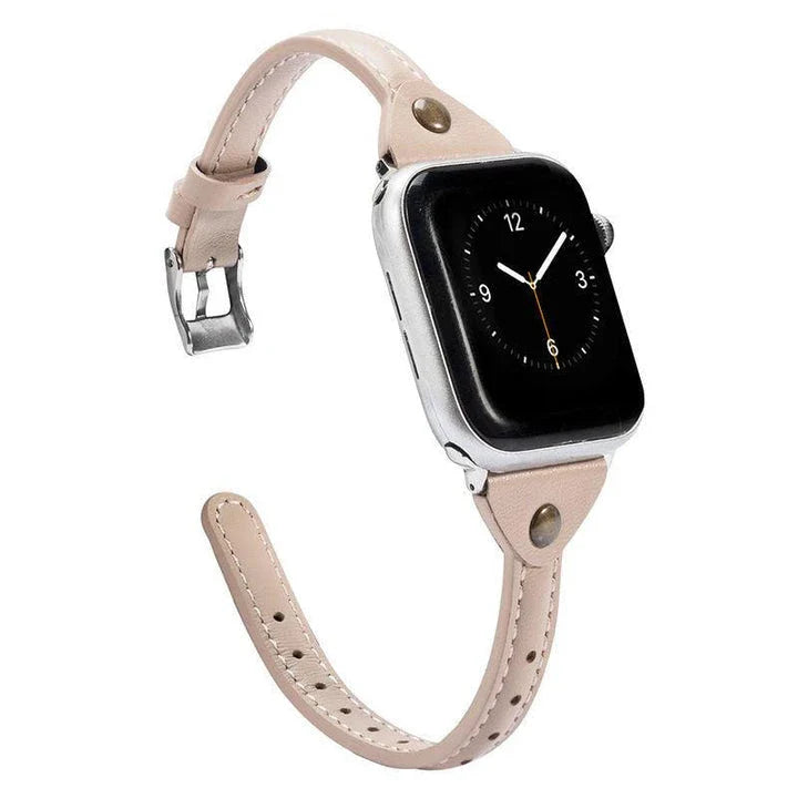 Premium leather watch with slim design, featuring a durable and comfortable strap in various colours