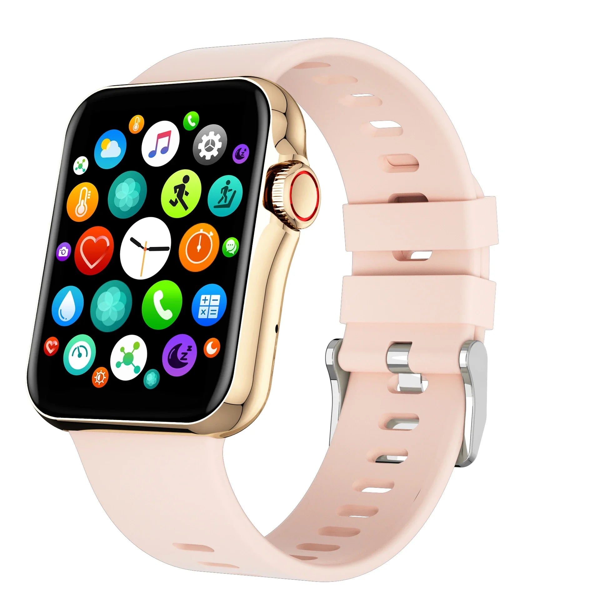 Fashionable D07 Smart Watch for Women with Bluetooth, Music, Step Counting, Heart Rate Monitoring, and Waterproof Design