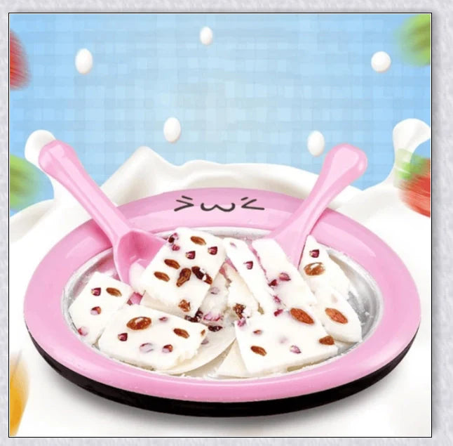 Slushypan Magic Ice Cream Maker - Create homemade frozen treats in minutes with this compact, user-friendly kitchen gadget