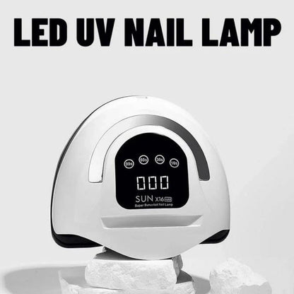 Trendha 320W High Power UV LED Nail Lamp with 4 Timers and Smart Sensor for Salon-Quality Nails at Home