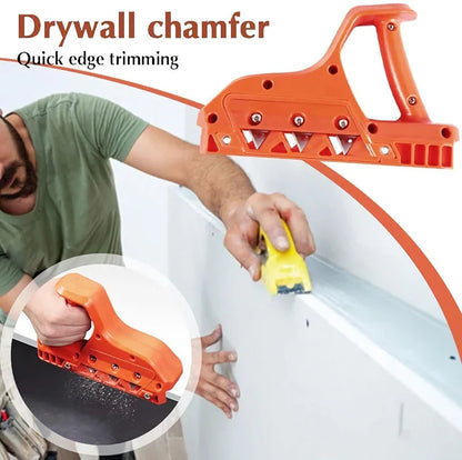 Professional drywall hand plane with adjustable 45/60-degree blade for precision chamfering and woodworking tasks