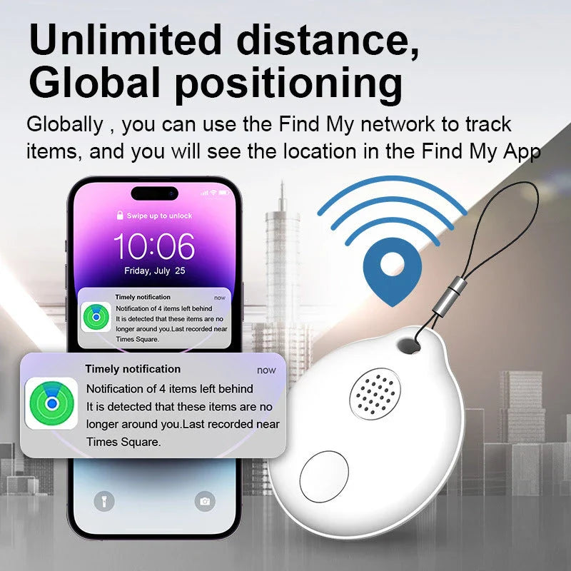 Premium Mini Bluetooth GPS Tracker for iOS Devices - Compact, Durable, and Reliable Anti-Loss Companion
