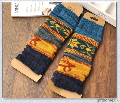 Premium British-style socks with Jacquard design, breathable and moisture-wicking for all-day comfort