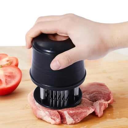 Premium manual eco-friendly stainless steel meat tenderizer for tenderising and softening tough cuts of meat