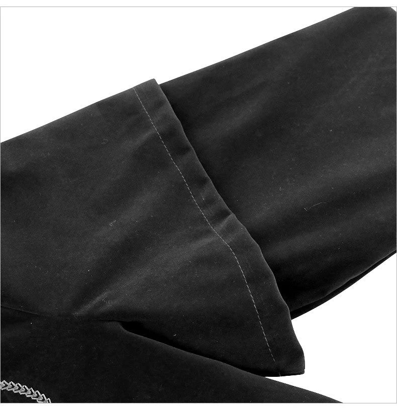 Premium Gothic Halloween Coat with Stand Collar - A Stylish and Durable Jacket for Men