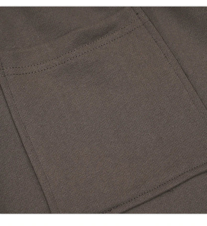 Premium loose-fit sports shorts with eye-catching printed patterns in black, khaki, and dark grey colours