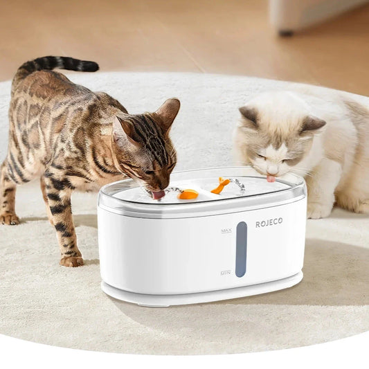Automatic Wireless Pet Water Fountain with Dual Drinking Zones - Premium Hydration Solution for Cats and Dogs