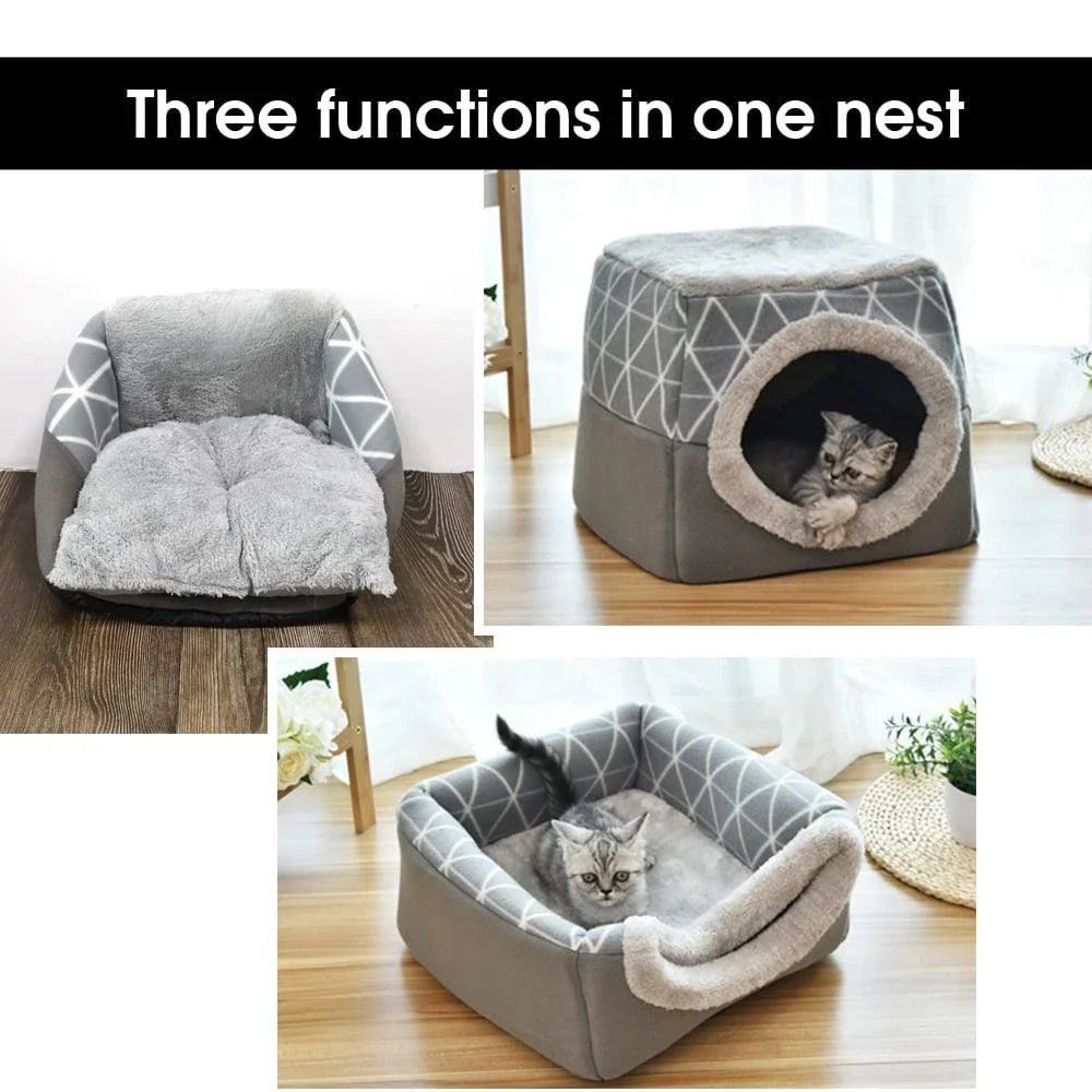 Cosy Cat Bed: A luxurious and comfortable retreat for your beloved feline companion