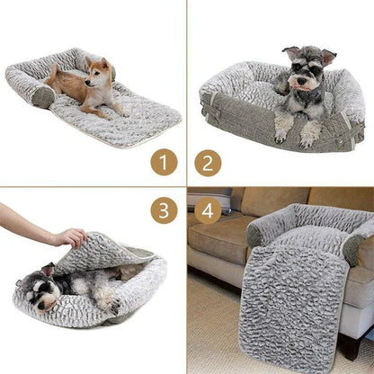 Cosy and spacious pet bed made with premium materials for maximum comfort and support