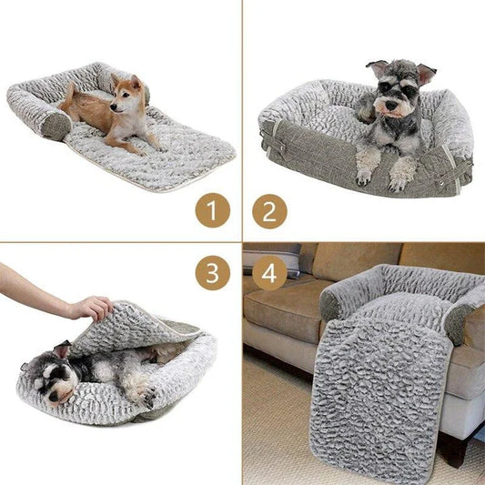 Cosy and spacious pet bed made with premium materials for maximum comfort and support