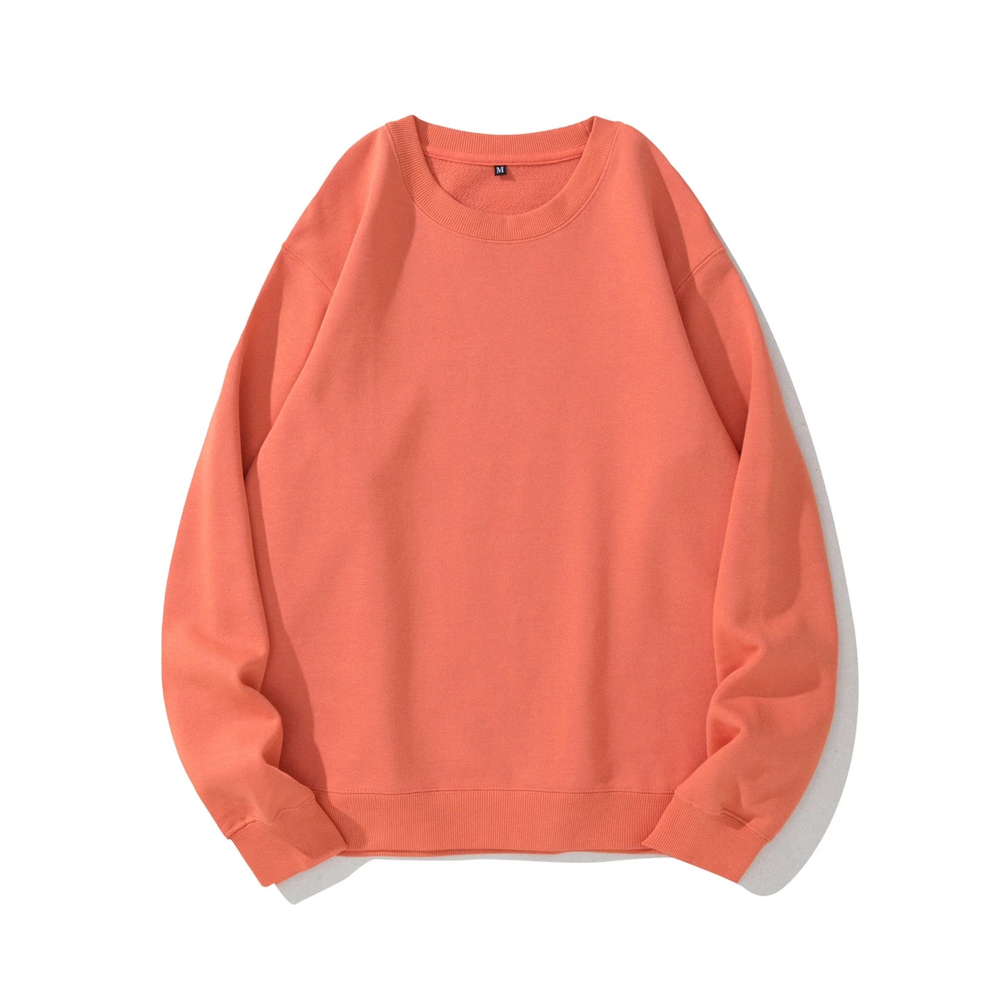 Premium heavyweight knitted jumper in a range of solid colours, made with soft cotton terry fabric for cosy comfort.