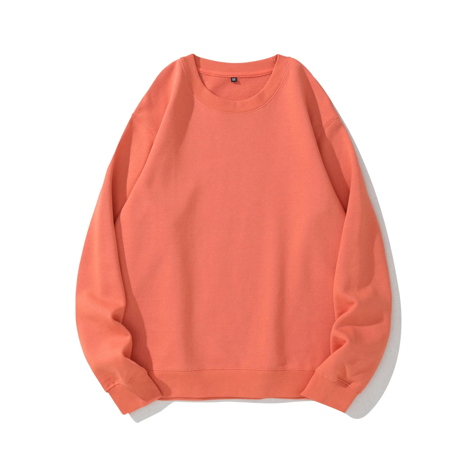 Premium heavyweight knitted jumper in a range of solid colours, made with soft cotton terry fabric for cosy comfort.