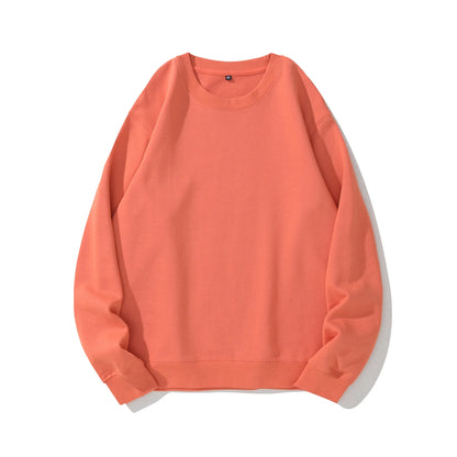 Premium heavyweight knitted jumper in a range of solid colours, made with soft cotton terry fabric for cosy comfort.