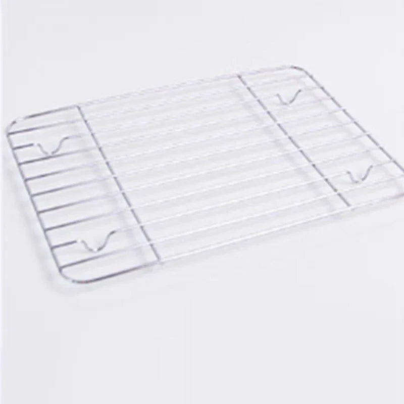 Premium non-stick oven grilled fish tray with elevated frame, ideal for cooking a variety of proteins to perfection