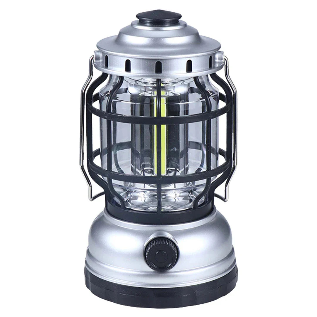 Premium waterproof LED camping lantern with adjustable brightness and USB rechargeable power