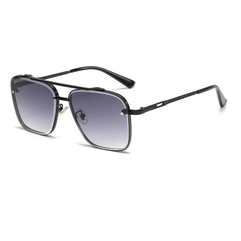Sophisticated gradient pilot sunglasses with durable alloy frame and UV400 protected lenses for stylish British men