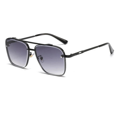 Sophisticated gradient pilot sunglasses with durable alloy frame and UV400 protected lenses for stylish British men