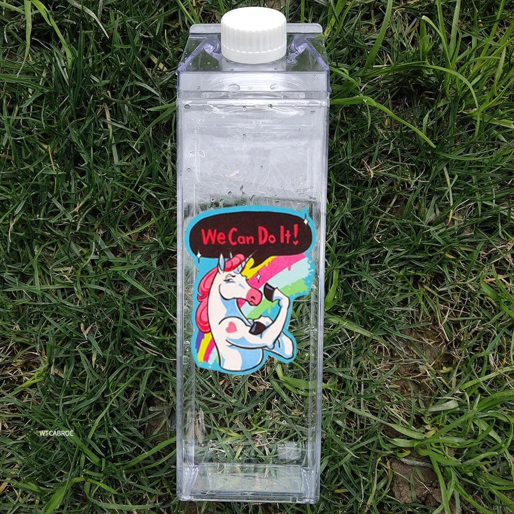 Premium transparent water bottle made with eco-friendly materials, featuring a crystal-clear design and durable construction for everyday hydration