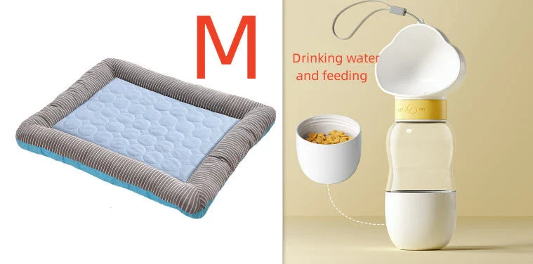 Cooling Dog Bed Mat: Comfortable and Breathable Pet Pad for Summer