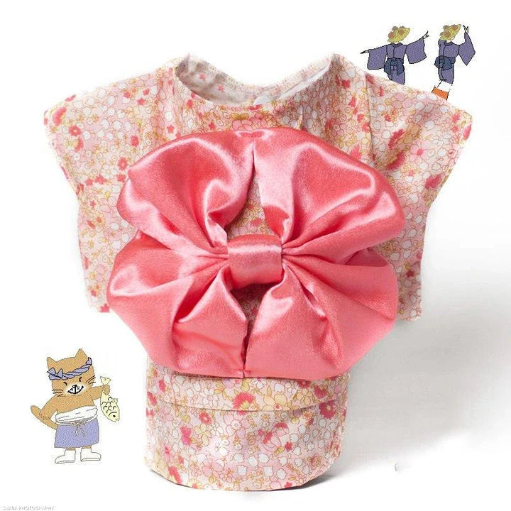Floral print pet costumes in various sizes for cats and dogs, perfect for spring and autumn celebrations in the UK