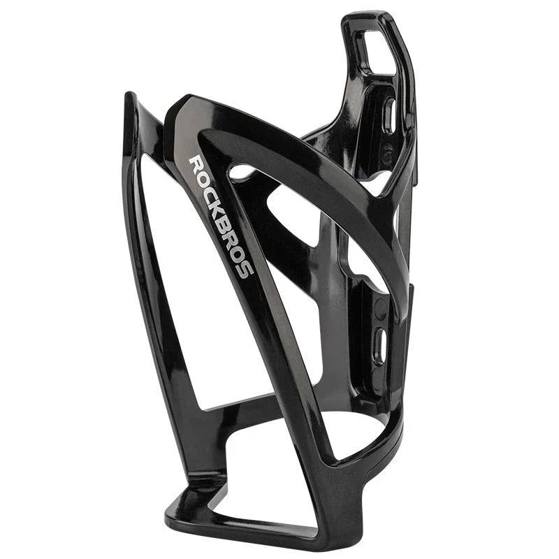 Stylish and lightweight cycling bottle holder in black with vibrant two-tone design, perfect for UK cyclists